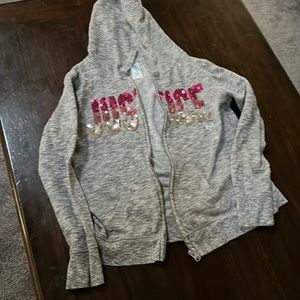 Justice gray sweater